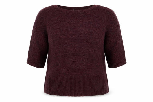 Wallis Women's Brown Pullover Jumper L with Button Accents