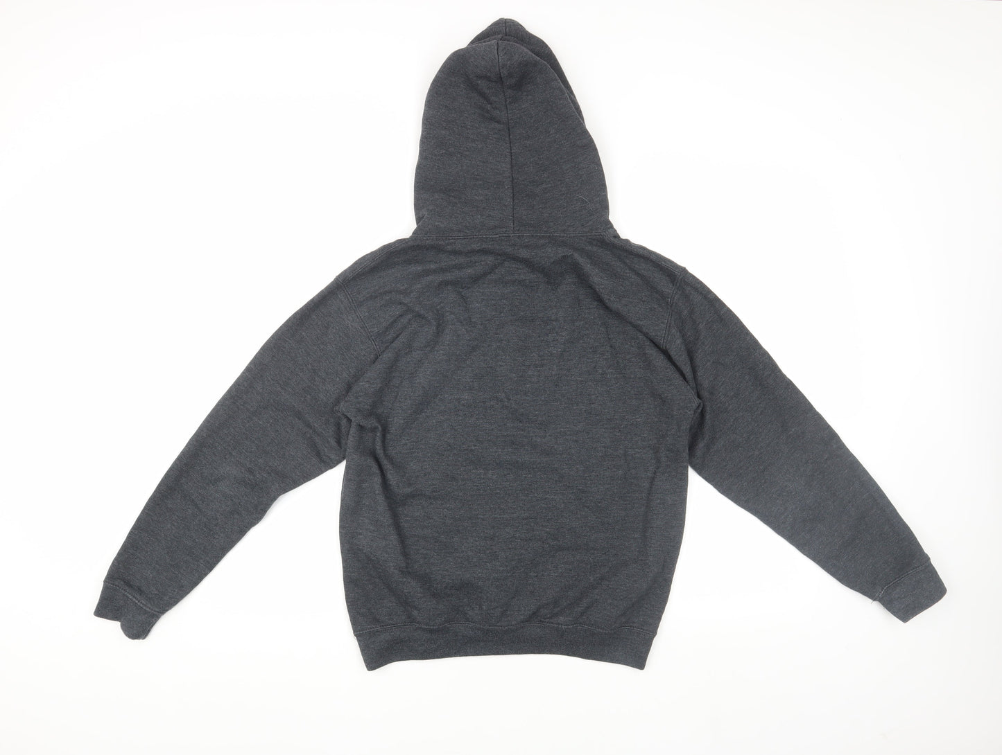 Grey Edinburgh Scotland Hoodie Men XS Pullover
