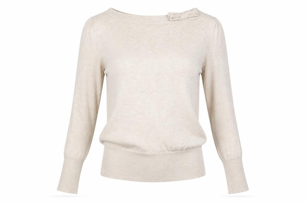 Wallis Women's Beige Long Sleeve Jumper Size 12