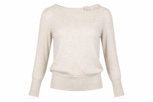 Wallis Women's Beige Long Sleeve Jumper Size 12