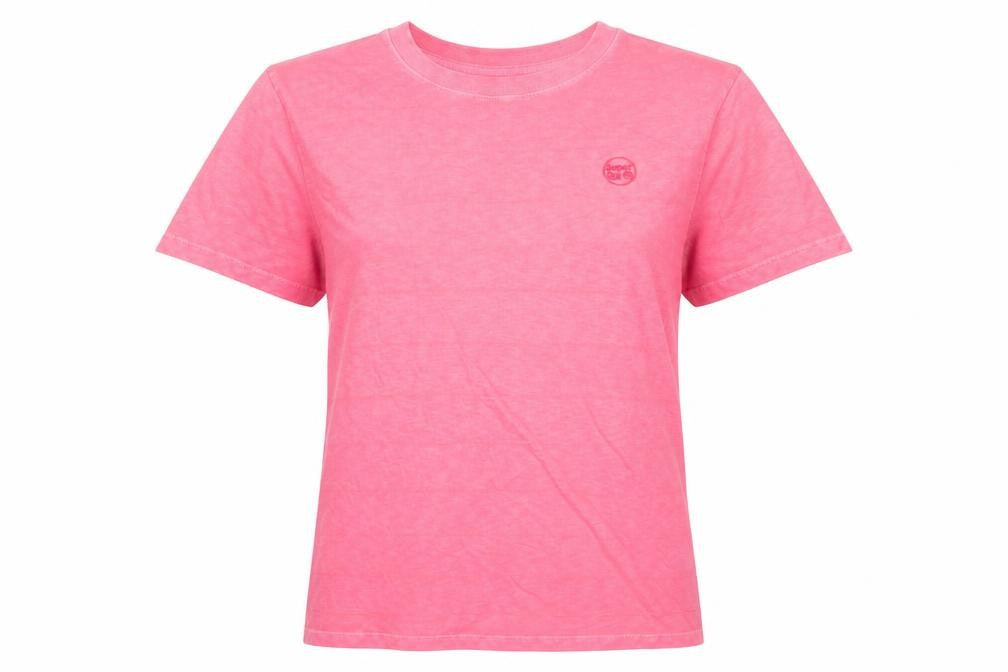 Superdry Unisex Pink T-Shirt M Cotton Crew Neck Casual