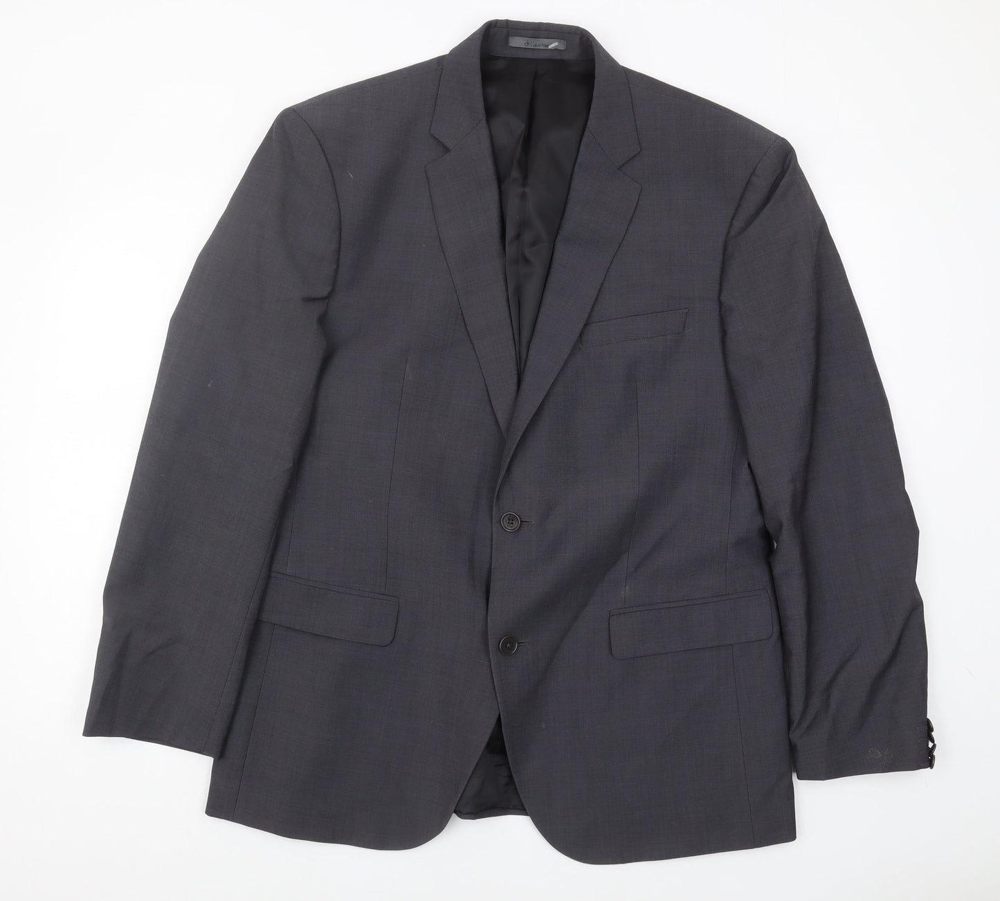 Calvin Klein Men's Grey Suit Jacket UK Size 46