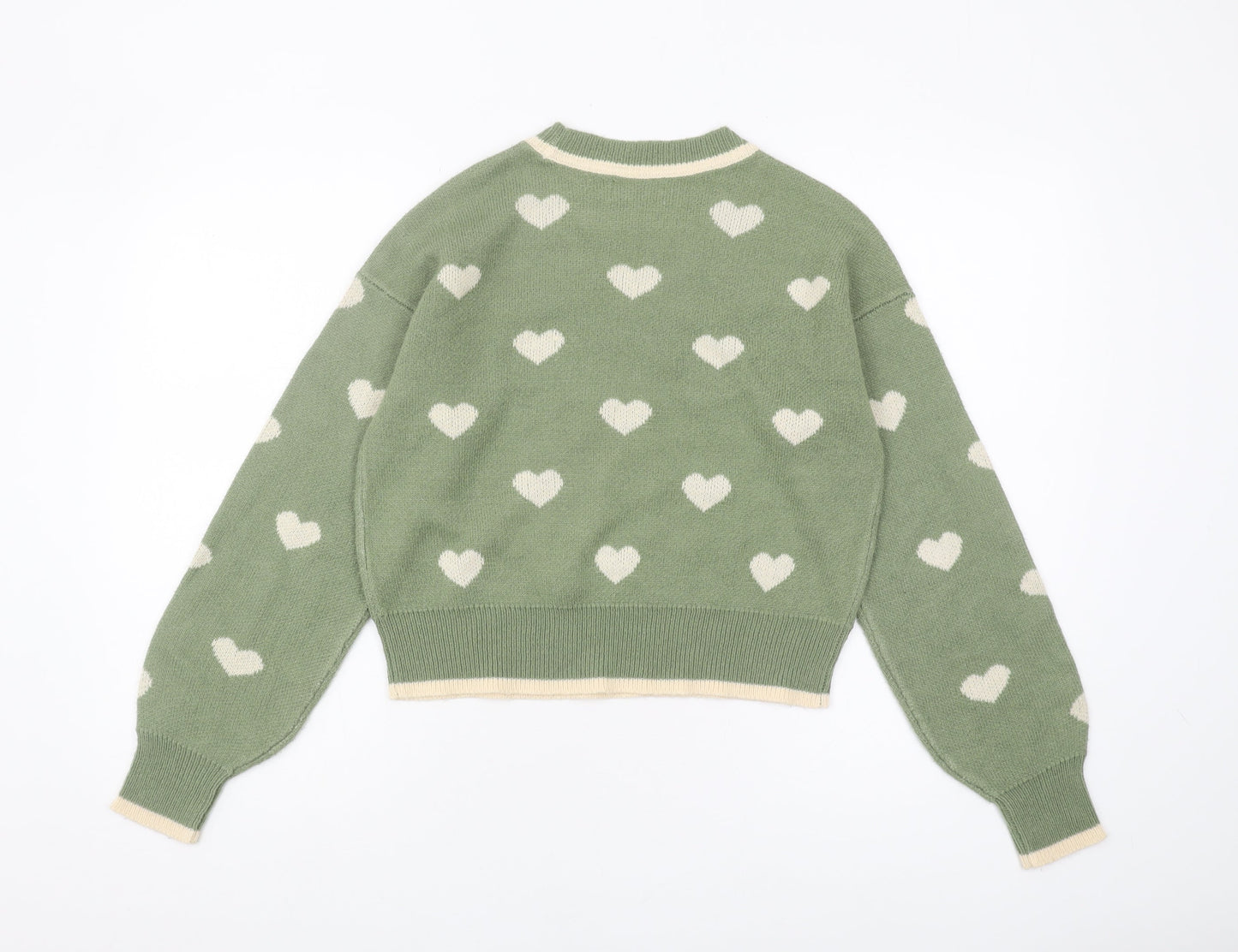 Jacqueline de Yong Women's Green Pullover M