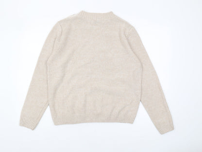 Back view of Honor Millburn Beige Women's jumper, size L