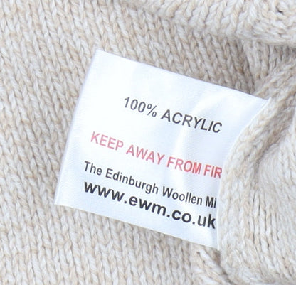 Close-up detail of Honor Millburn Beige Women's jumper, size L
