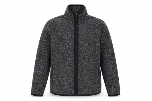 Tweeds Grey Basic Jacket Men M Stand-Up Collar Casual