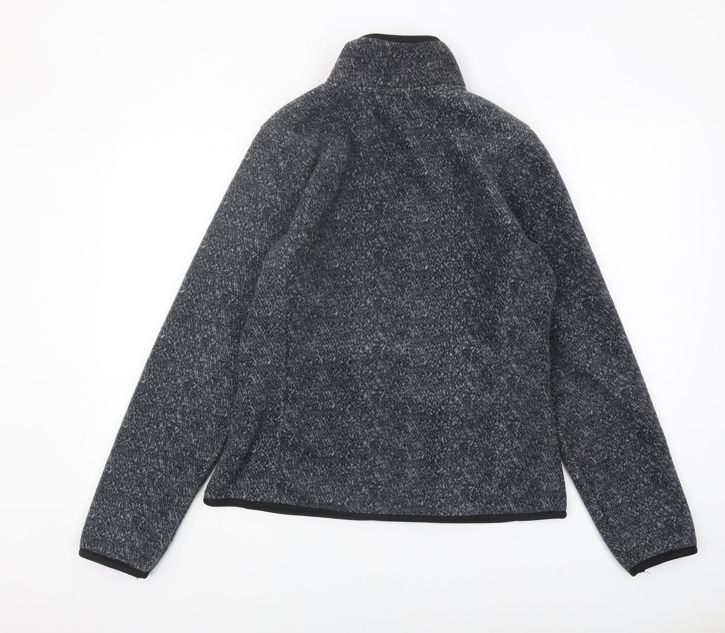 Tweeds Grey Basic Jacket Men M Stand-Up Collar Casual