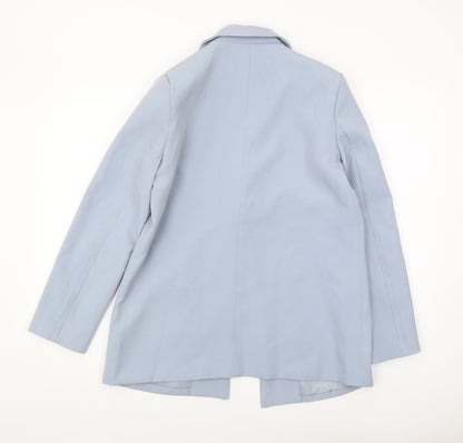 Back view of Missguided Women's Blue Blazer UK 10