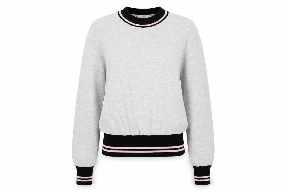 Jack Wills Women's Grey Pullover Jumper Size 6 - Casual Style