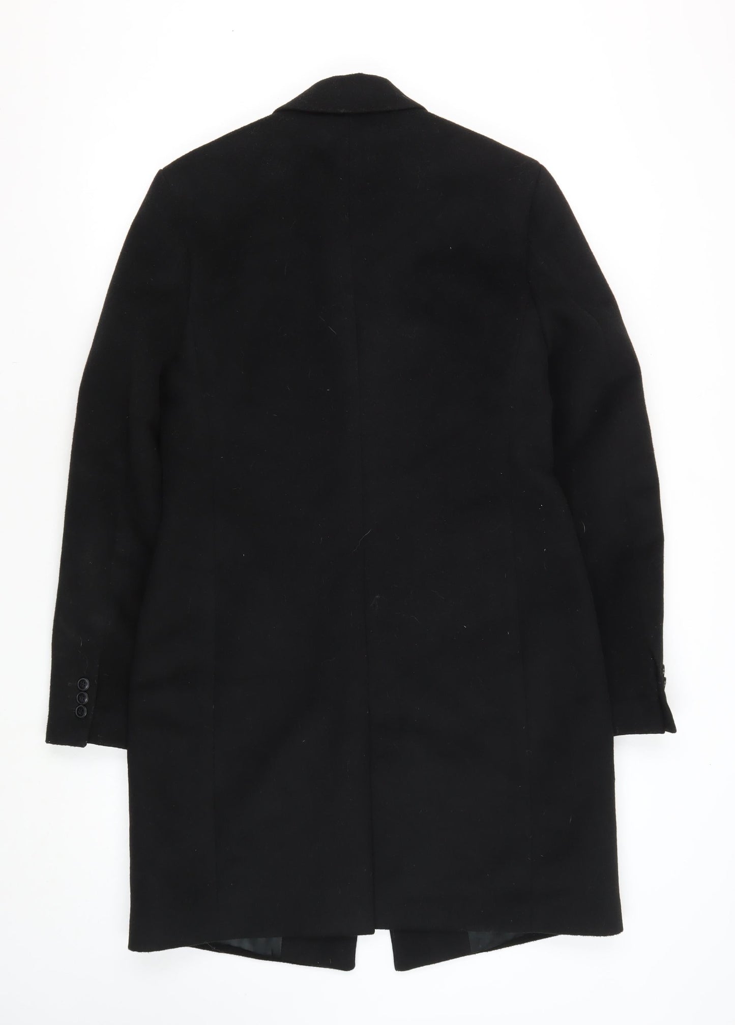 Topman Men's Black Coat XS