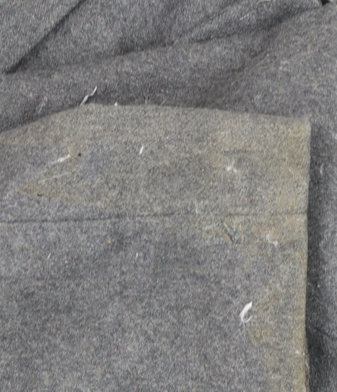 Topman Men’s Grey Wool Pea Coat S