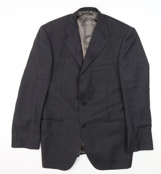 Marks and Spencer Grey Wool Men's Blazer 38 Short