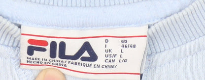 Fila Womens Blue Pullover Sweatshirt Size 12