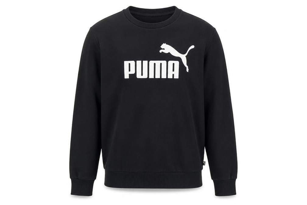 Puma Men's Black Pullover Sweatshirt S with Logo