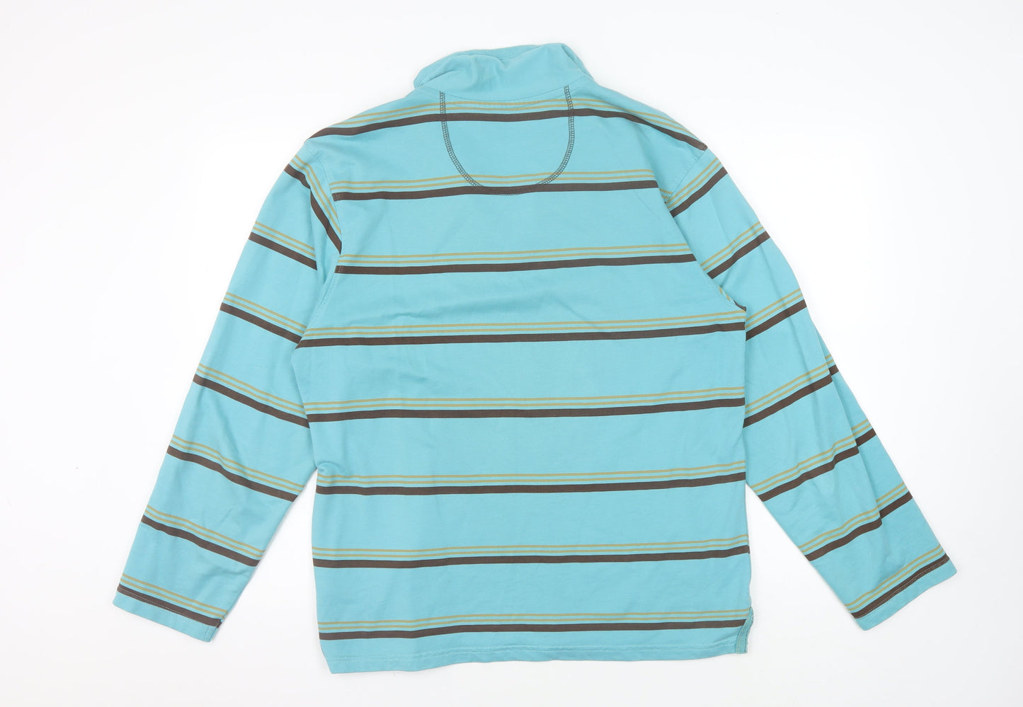 Regatta Men's Blue Striped Pullover Sweatshirt M