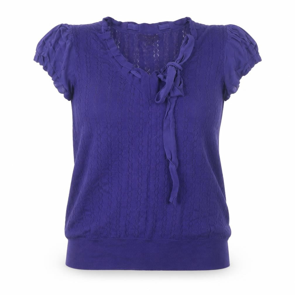Ted Baker Women's Purple Lace Top Size 14