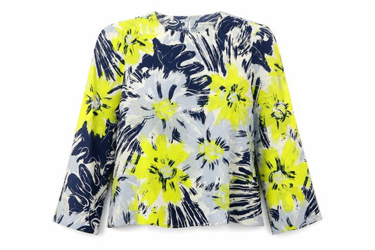 Whistles Women's Floral Long Sleeve Top UK 8