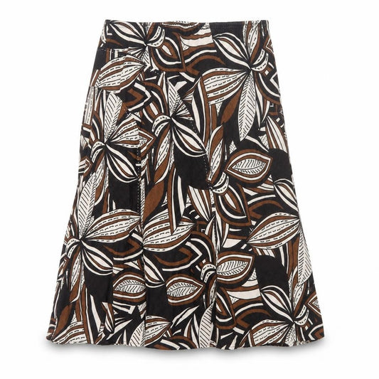 Windsmoor Women's Floral Skirt, Brown, Size 16