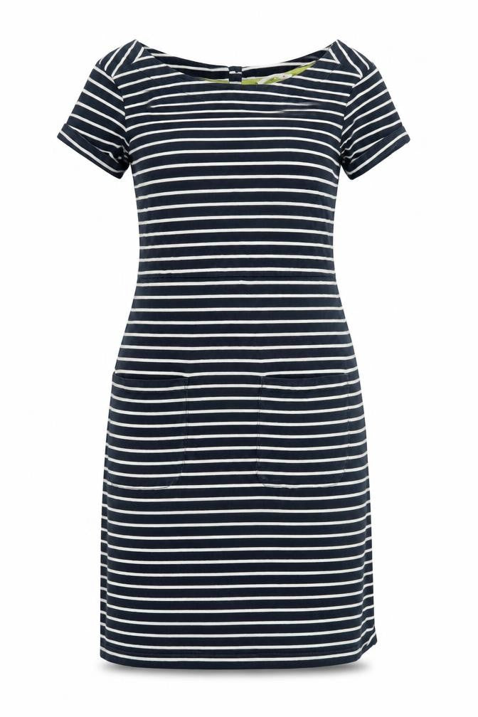 White Stuff Women's Black Striped Dress Size 8