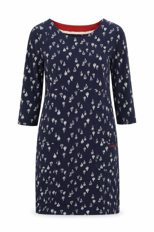 Weird Fish Women's Blue Dress Size 8