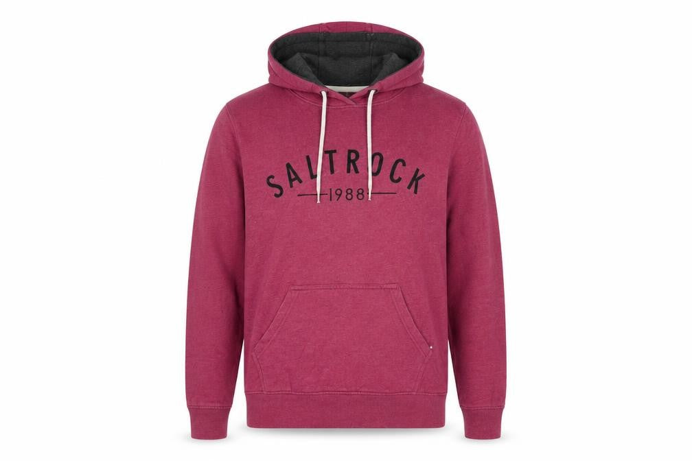 Saltrock Men's Red Graphic Pullover Hoodie Size 10