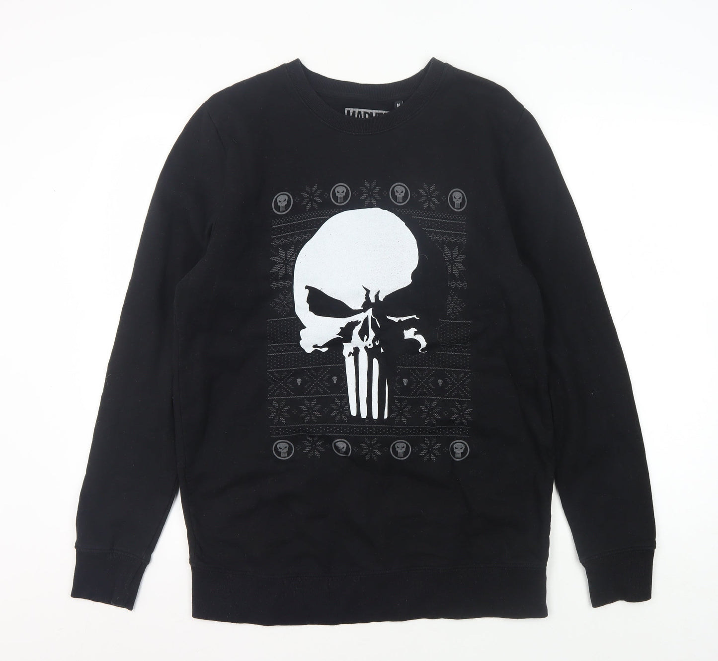 Marvel Men's Black M Pullover Sweatshirt