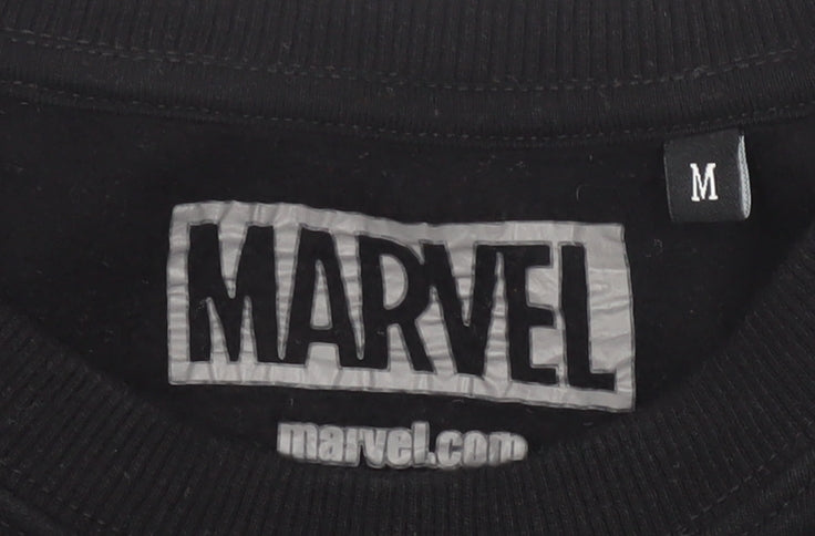 Marvel Men's Black M Pullover Sweatshirt