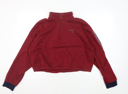Additional front view of Fila Women's Red Pullover Sweatshirt XL