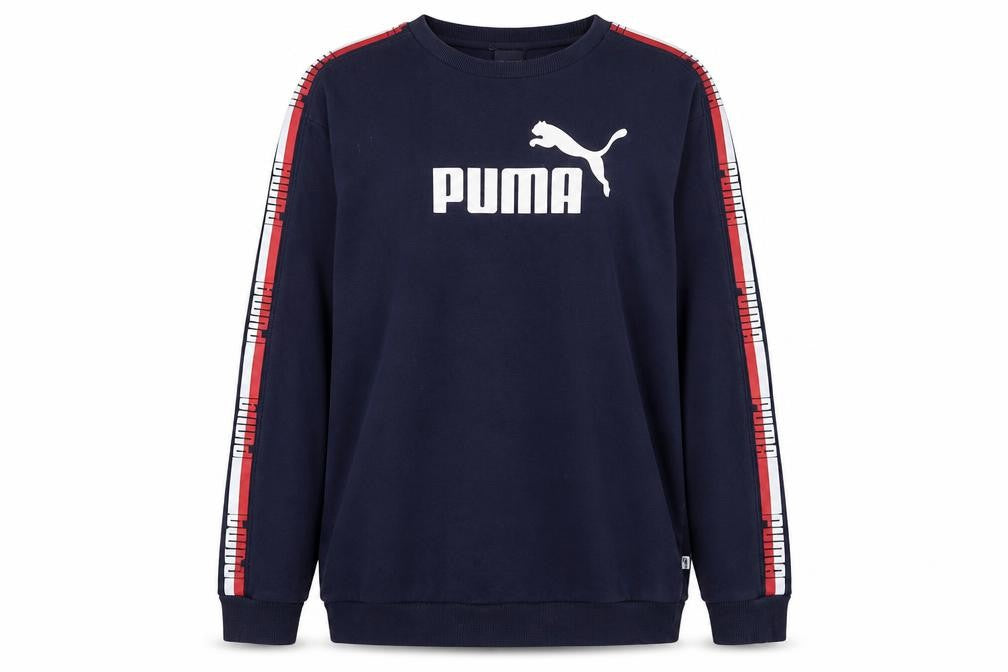Puma Women's Blue Logo Sweatshirt Size 8
