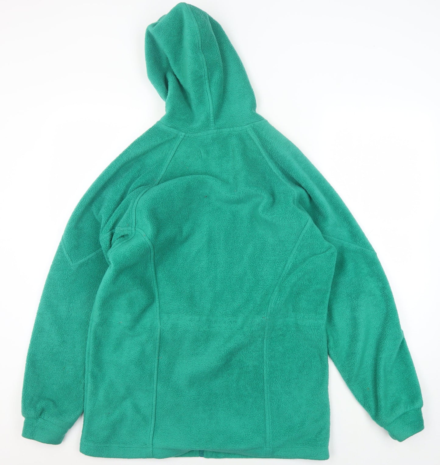 Regatta Women's Green Hooded Fleece Jacket Size 10