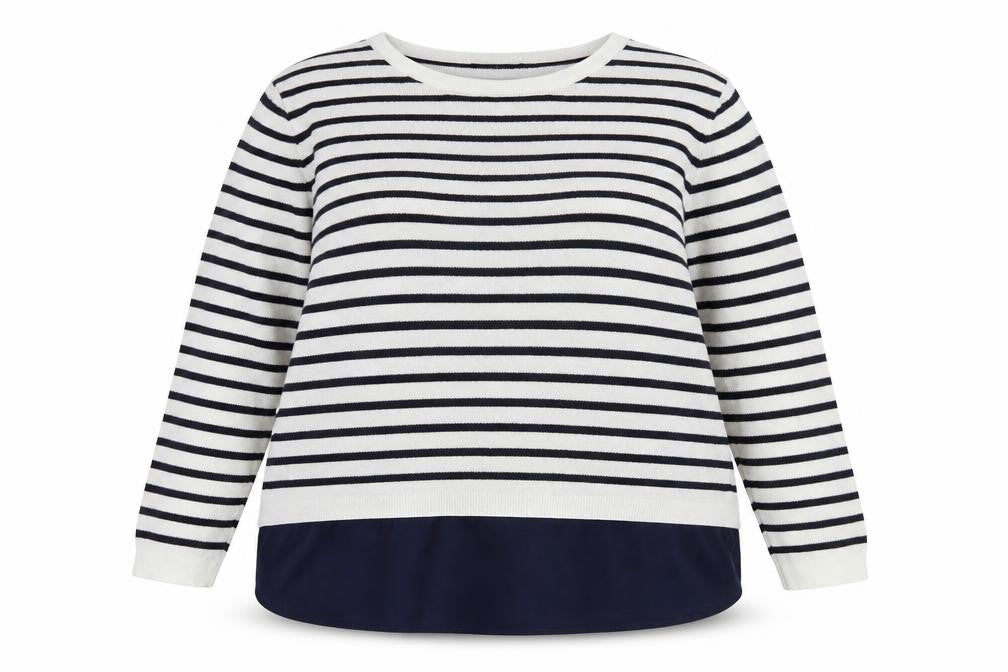 Debenhams Women's Stripe Blouse - Size 16 Multicoloured