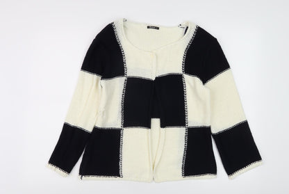 Front view of Roman Women's Multicoloured Check Jumper, size 16