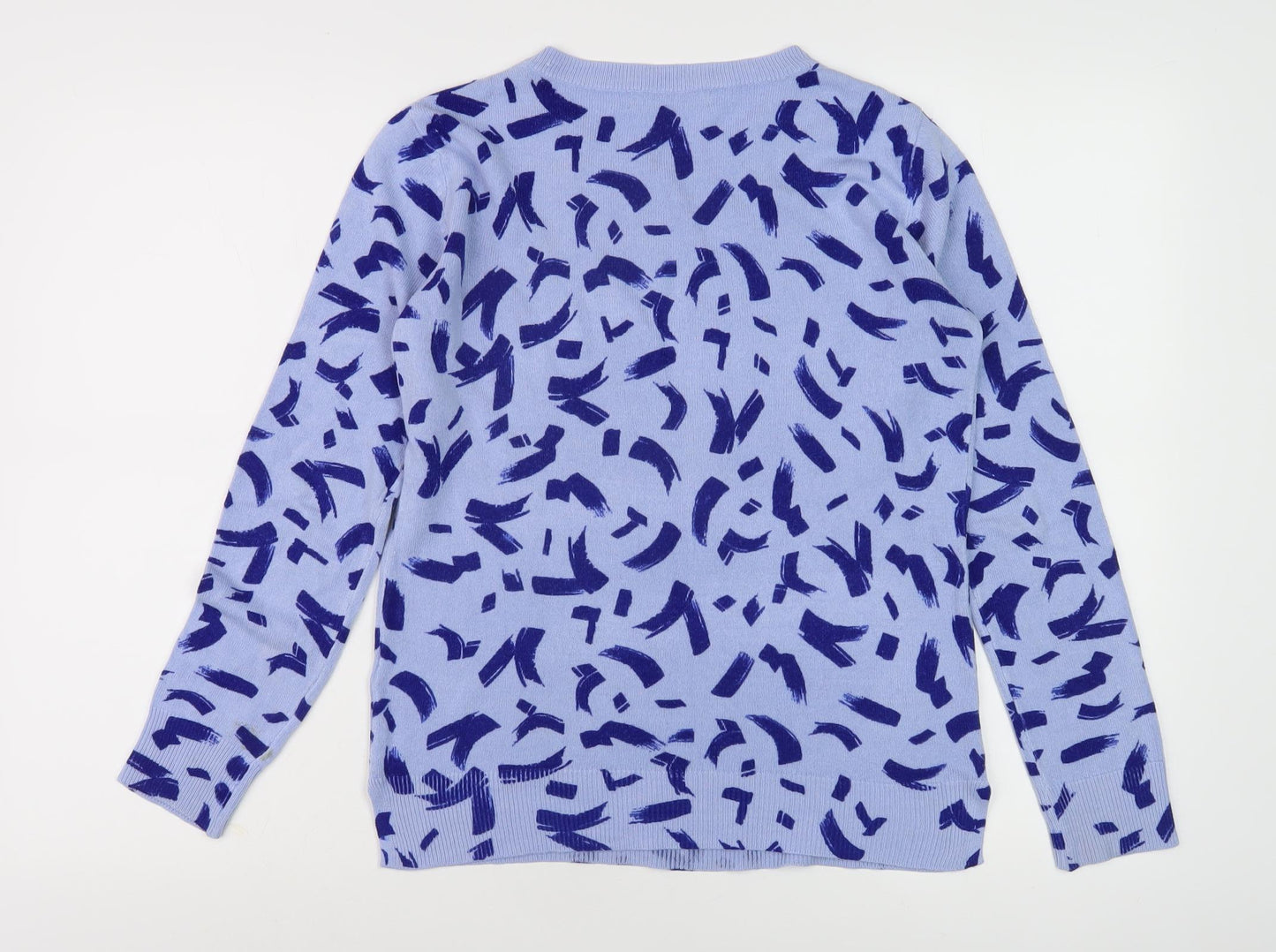 Marks and Spencer Women's Blue Size 8 Pullover Jumper