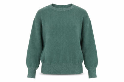 Gap Womens Kids Green Crew Neck Pullover Jumper Size 8