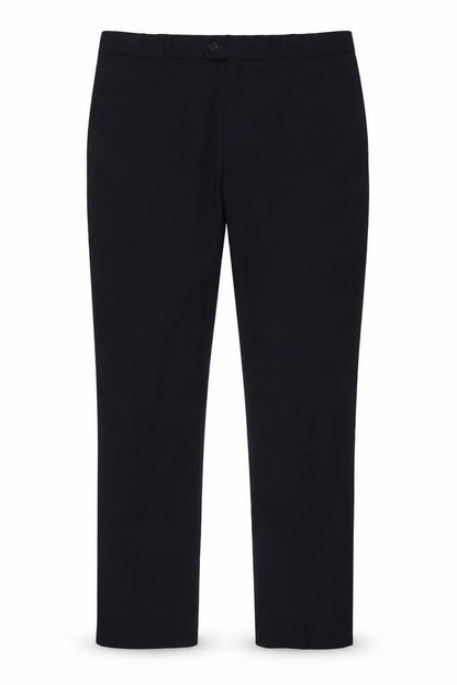 Next Men's Black Trousers, Size L, Button Closure