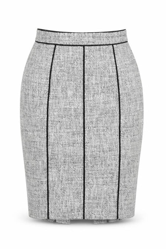 L.K. Bennett Women's Grey Midi Pencil Skirt, Size 4
