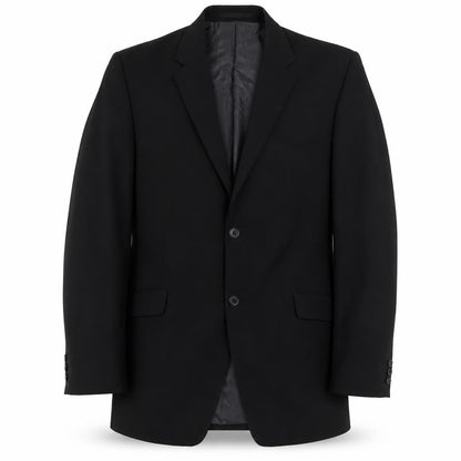 Jeff Banks Men's Black Long Blazer - Size 42L