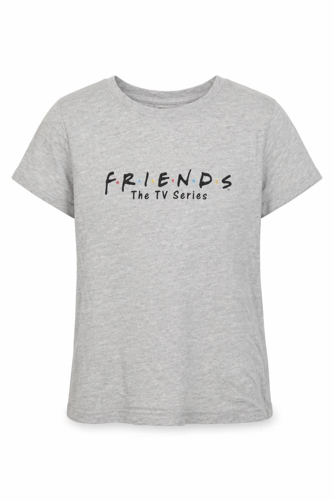 Friends Girls Grey T-Shirt, 11-12 Years, Casual Style