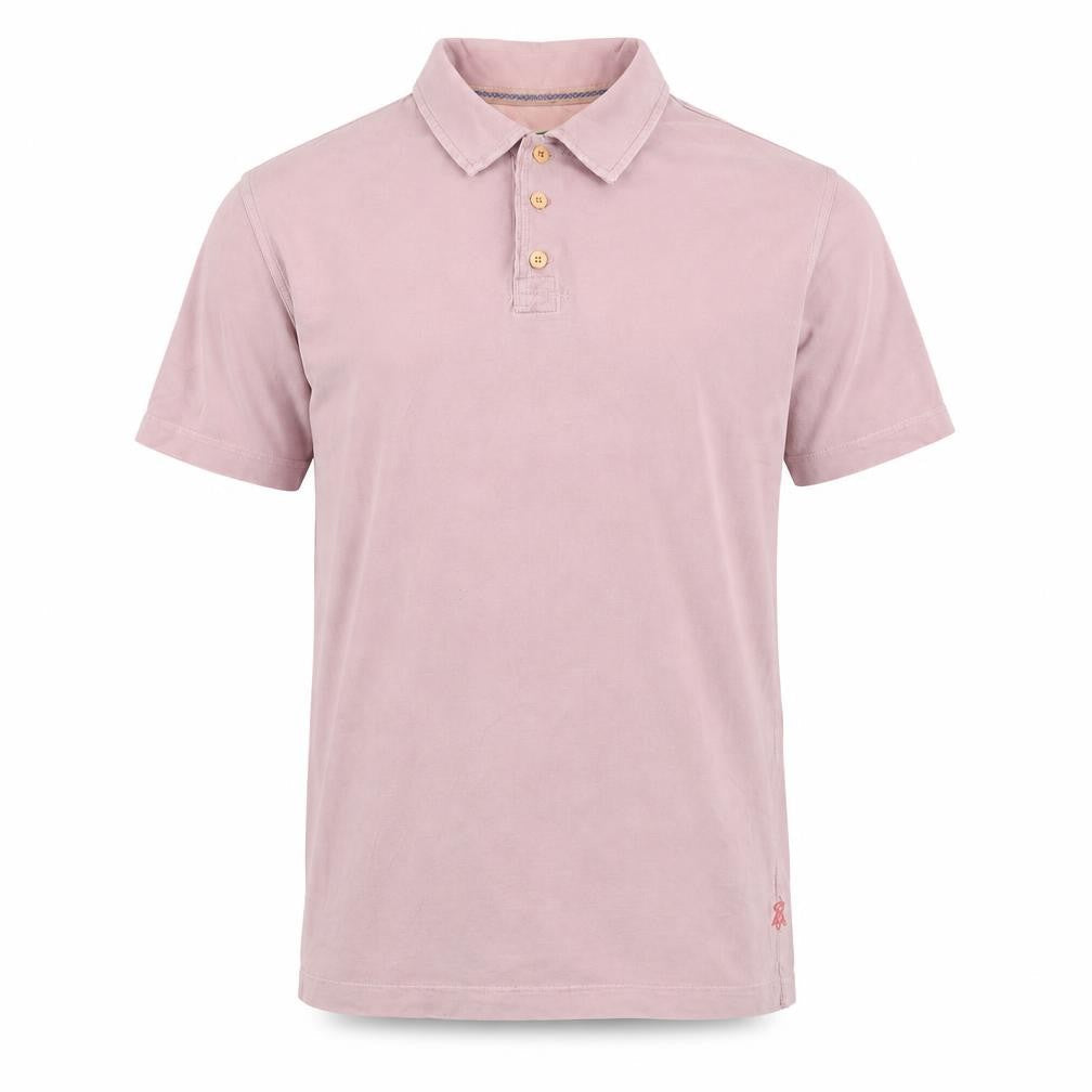 White Stuff Men's Pink Polo Shirt - Medium, Casual Wear