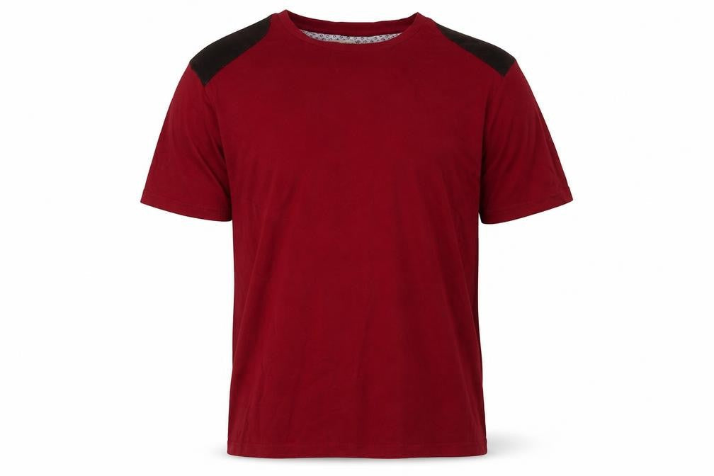 Brave Soul Men's Red Cotton T-Shirt, Size L