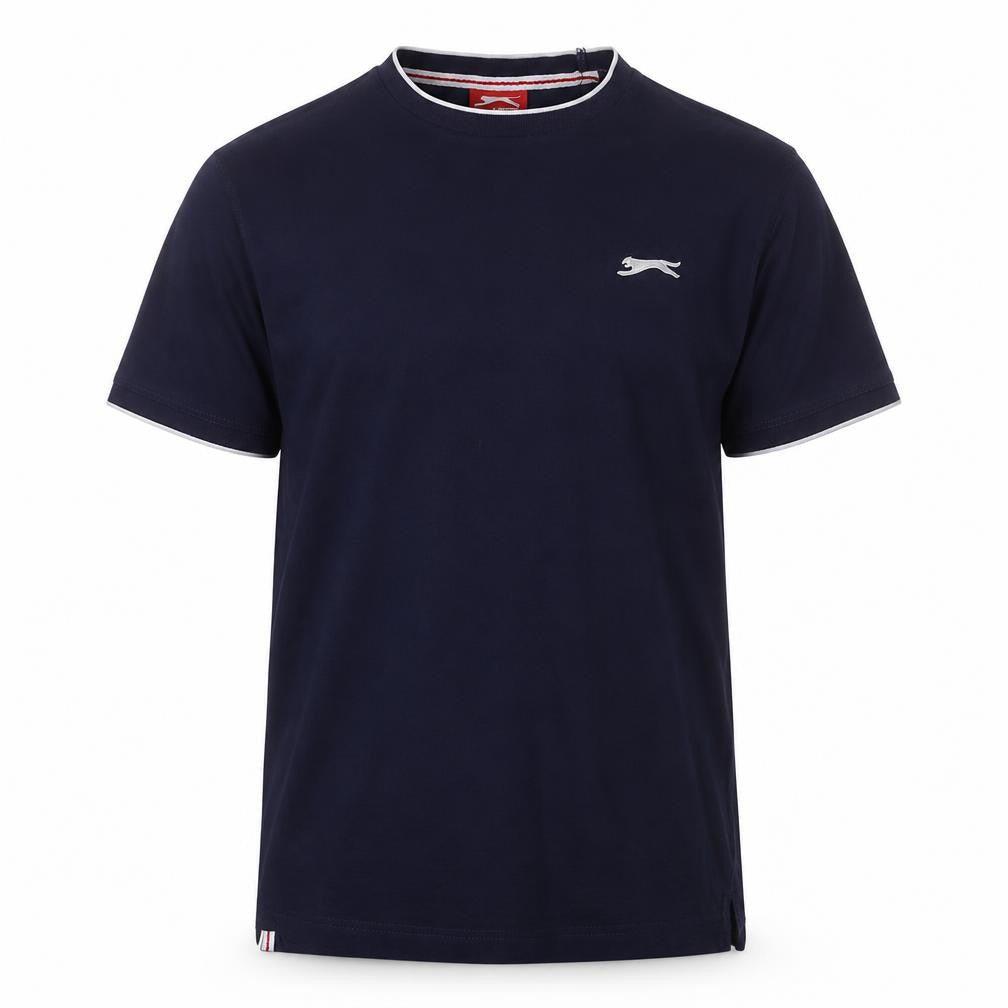 Slazenger Men's Black Crew Neck T-Shirt Medium