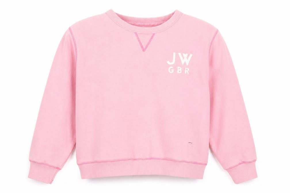 Jack Wills Women's Pink Pullover Sweatshirt Size 12