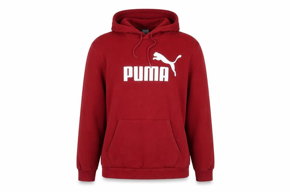 Puma Unisex Red Pullover Hoodie Size 12 Logo Design
