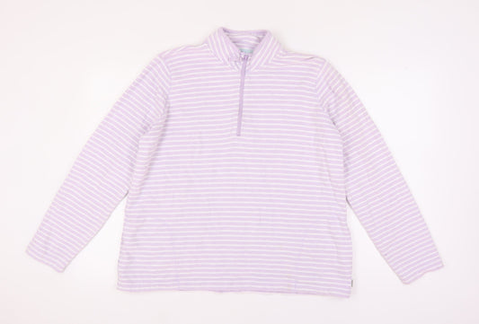 Orvis Women's Multicoloured Striped Sweatshirt XL