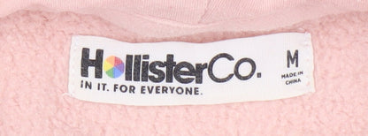 Hollister Co. Women's Pink Pullover Hoodie M