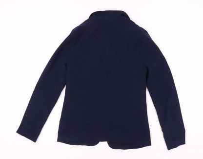 New Look Women's Blue Blazer Size 10 Regular Fit