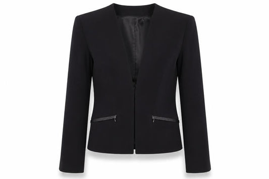 Mango Women’s Black Suit Jacket, Size 8, Regular Fit