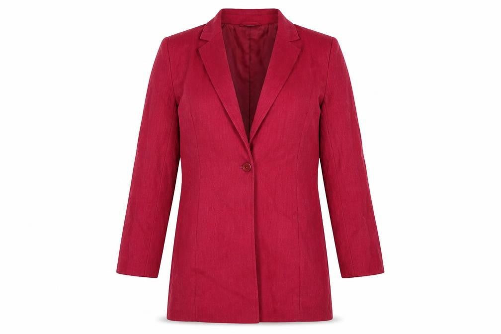 Windsmoor Women's Red Blazer Size 12 Button-Up