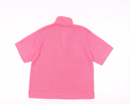 Marks & Spencer Women's Pink Polo Shirt - Size 10