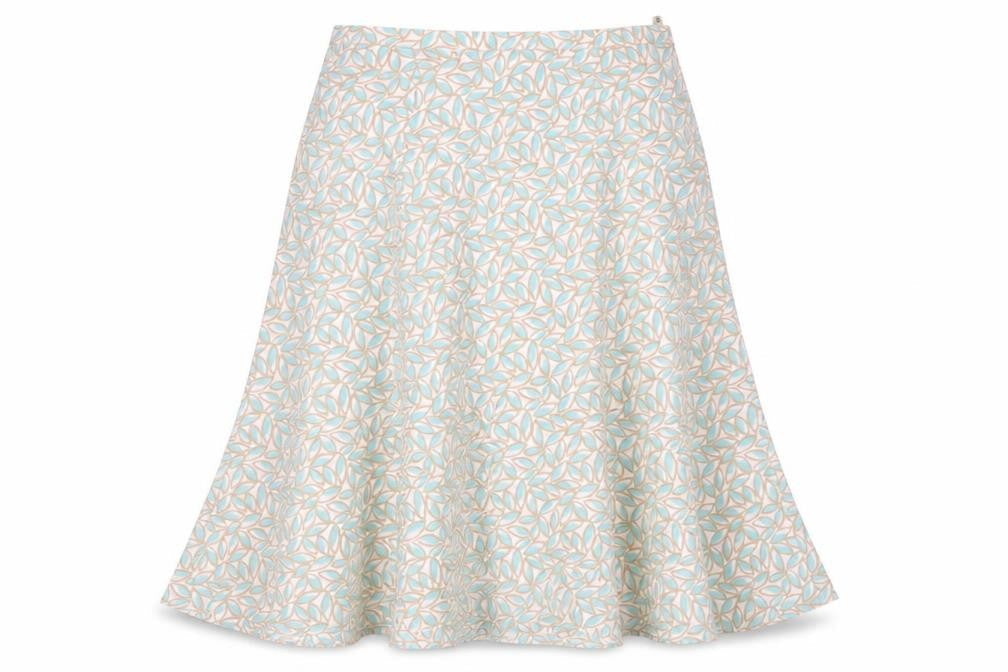 Eastex Women's Multicoloured Geometric Flare Midi Skirt Size 18